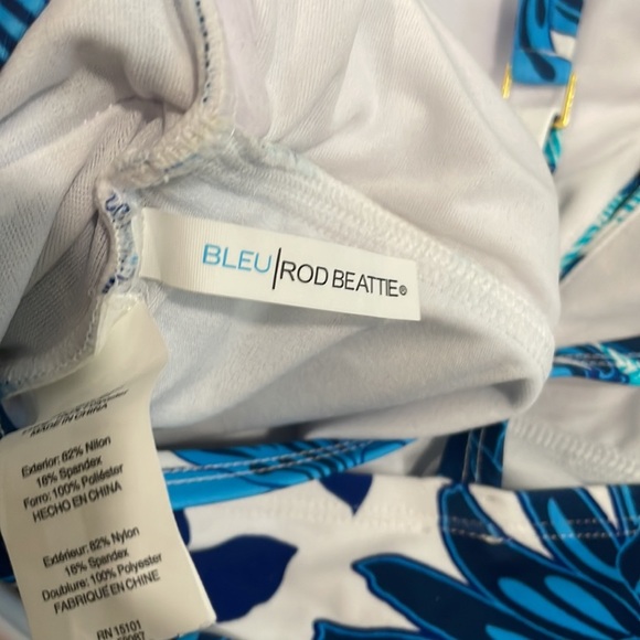 Bleu Rod Beattie Womens One Piece Swimsuit size 8 - Picture 6 of 10